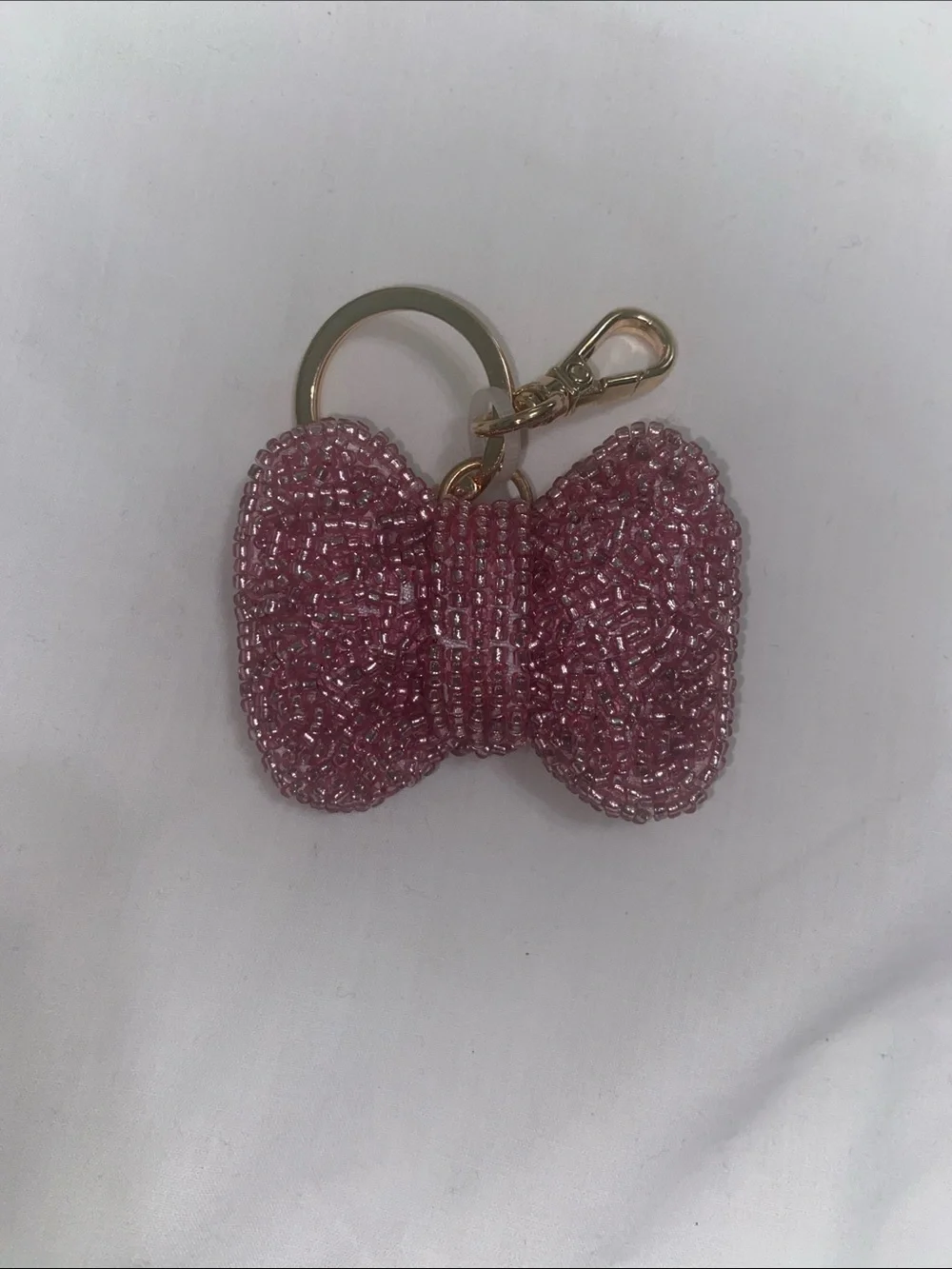 Adorable bow bag tag